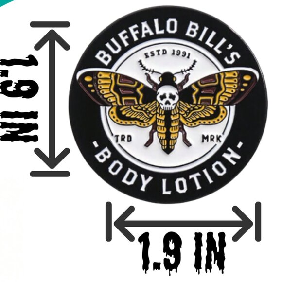 Buffalo Bill’s Body Lotion Enamel Pin | Silence of the Lambs - Picture 4 of 4